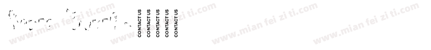 Sensa Brush字体转换